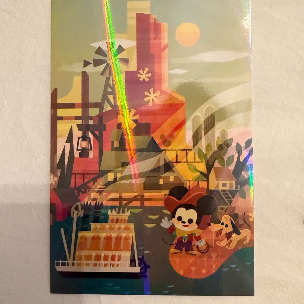 Disney Postcard Set of 5 by Joey Chou - Picture 4 of 7